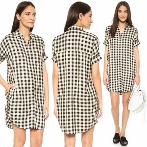 Madewell Courier Shirtdress in Buffalo Check